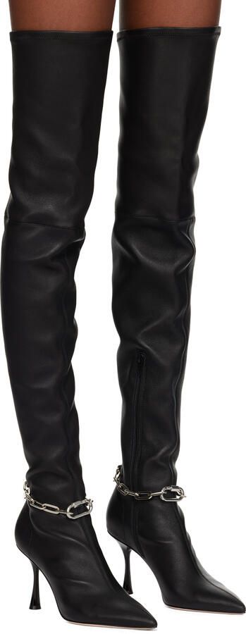 Studio Amelia Black Razor 90 Boots - Picture 2