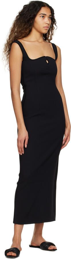 Studio Amelia Black Twisted Front 70 Heeled Sandals - Picture 4