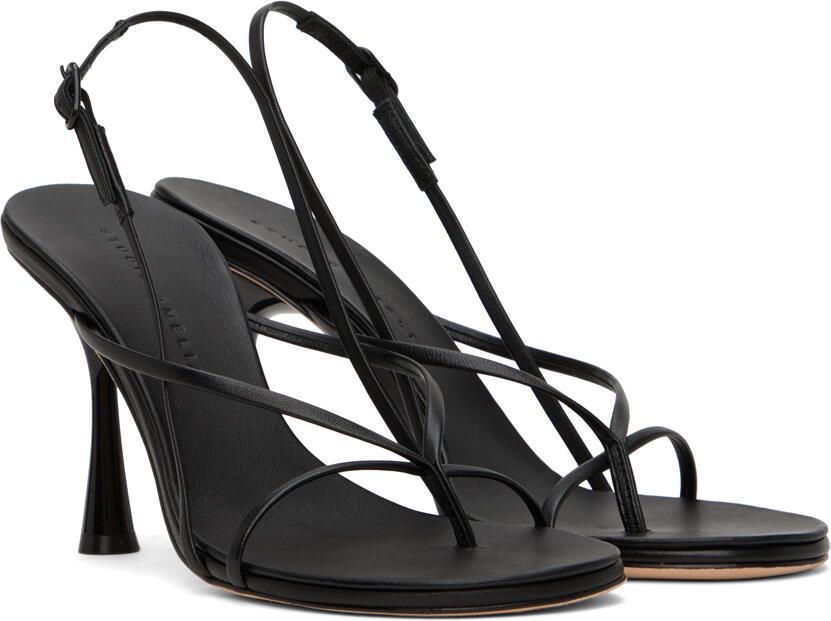 Studio Amelia Black Wishbone 90 Heeled Sandals - Picture 4