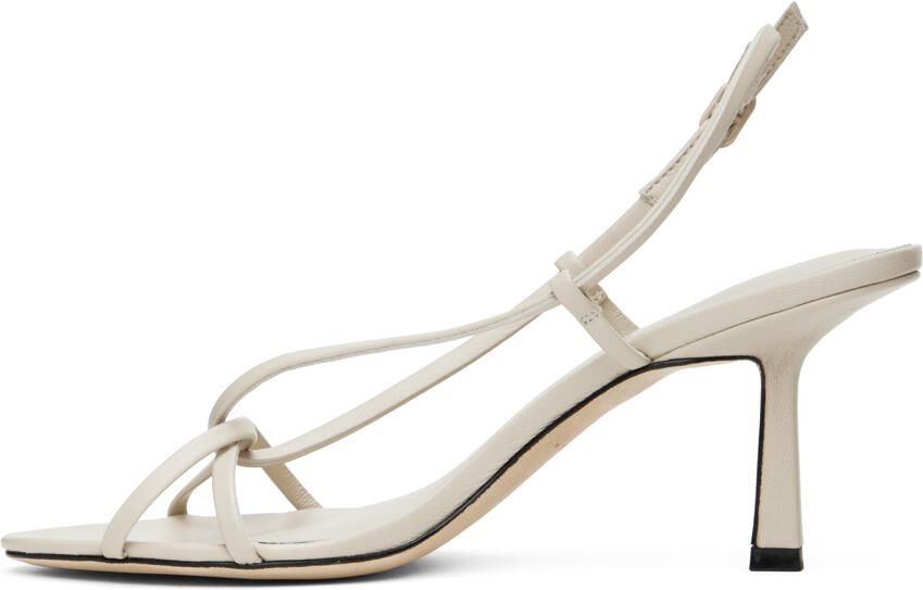 Studio Amelia Taupe Entwined 70 Heeled Sandals - Picture 3