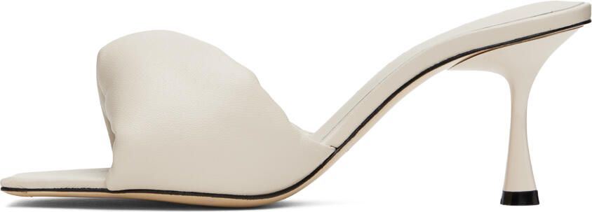 Studio Amelia Taupe Twisted Front 70 Heeled Sandals - Picture 3