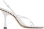 Studio Amelia White Wishbone 90 Heeled Sandals - Thumbnail 1