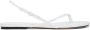 Studio Amelia White Wishbone Flat Sandals - Thumbnail 1