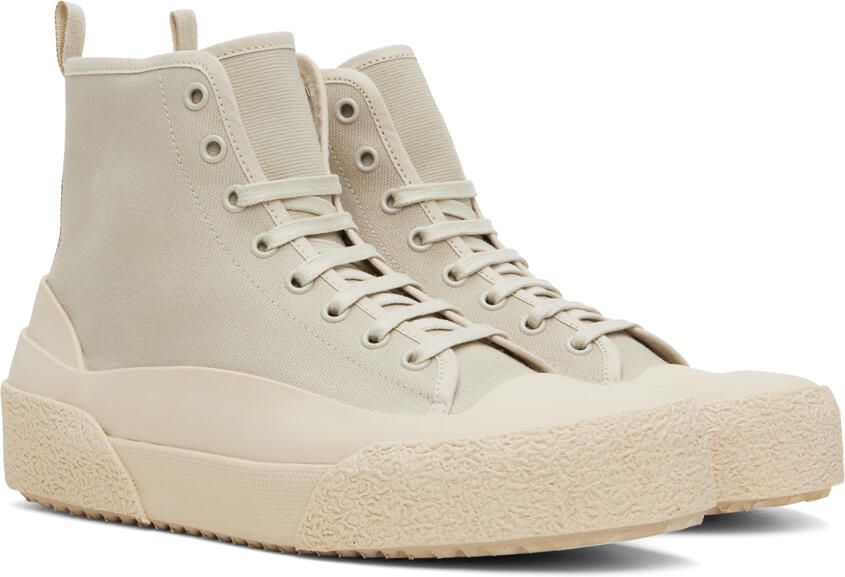 Studio Nicholson Beige Numbers Sneakers - Picture 2