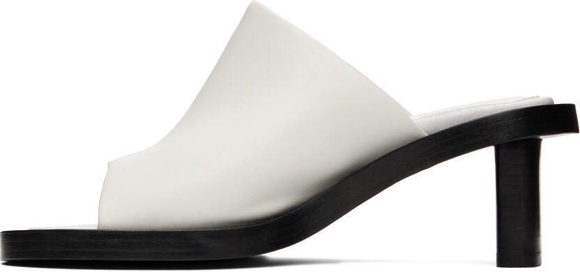 Studio Nicholson Off-White Cube Sandals - Picture 3