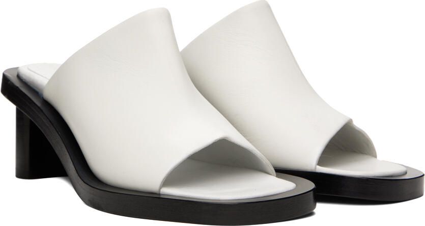 Studio Nicholson Off-White Cube Sandals - Picture 2