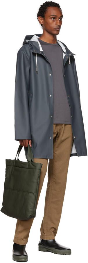 Stutterheim Black & Green Novesta Edition Rainwalker Chelsea Boots - Picture 4