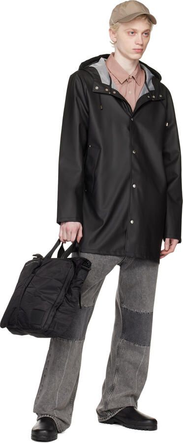 Stutterheim Black Novesta Edition Rainwalker Chelsea Boots - Picture 4