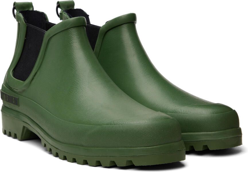 Stutterheim Green Novesta Edition Rainwalker Chelsea Boots - Picture 2