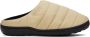 SUBU Beige Quilted Slippers - Thumbnail 1