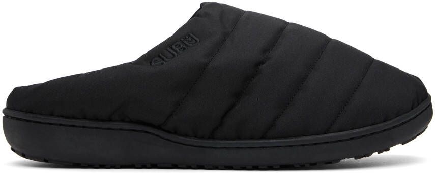 SUBU Black Quilted Nannen Slippers - Picture 5