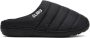 SUBU Black Quilted Slippers - Thumbnail 1