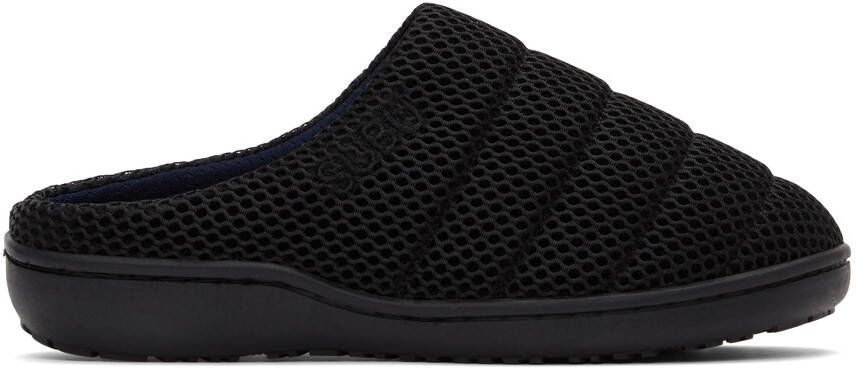 SUBU SSENSE Exclusive Black Quilted Slippers