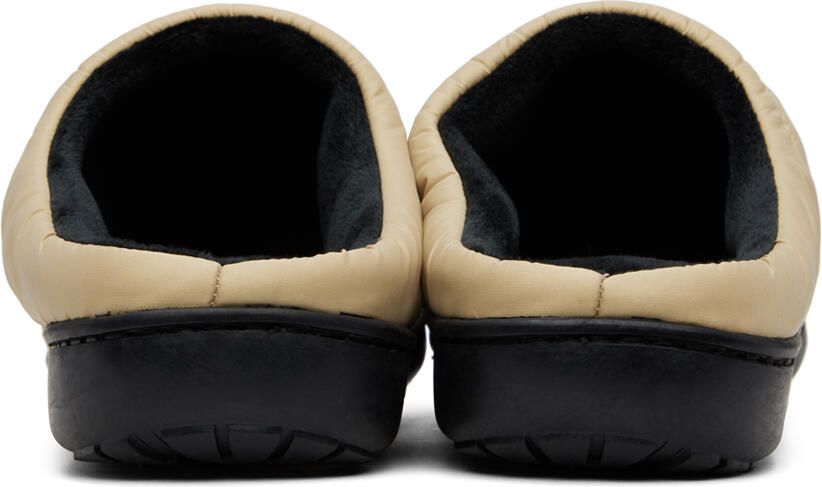 SUBU Beige Quilted Slippers - Picture 5
