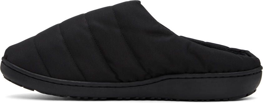 SUBU Black Quilted Nannen Slippers - Picture 3