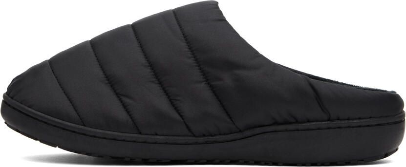 SUBU Black Quilted Slippers - Picture 3