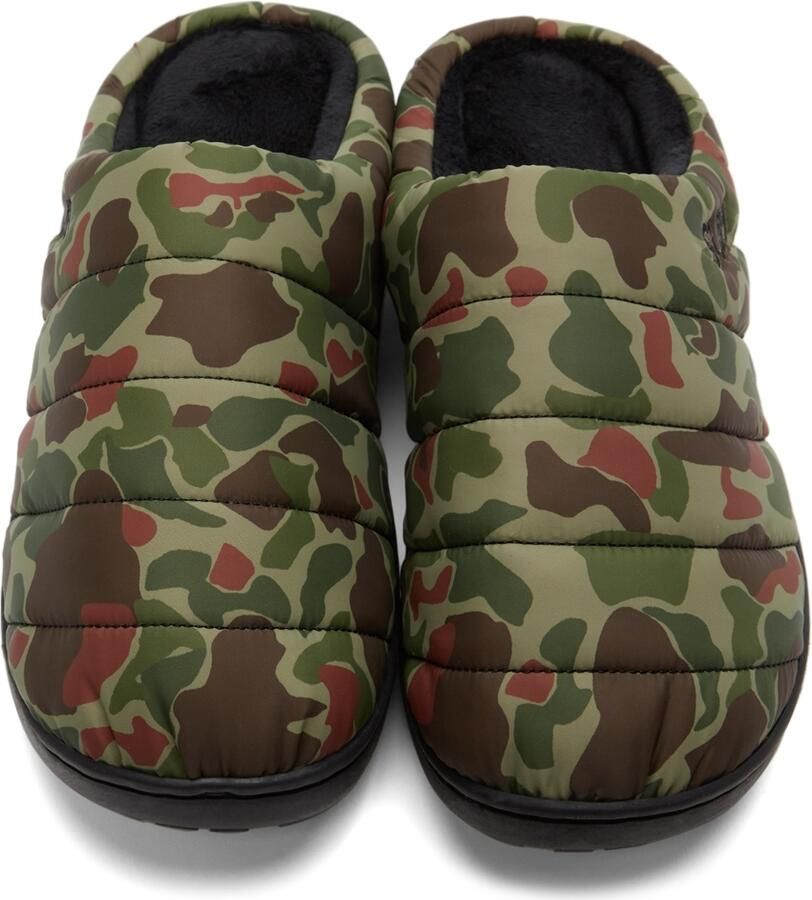 SUBU Khaki Quilted Slippers