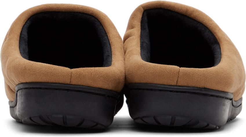 SUBU SSENSE Exclusive Tan Quilted Slippers - Picture 2