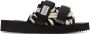 Suicoke Black & White MOTO-Vhl Sandals - Thumbnail 1