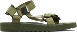 Suicoke Green DEPA-Cab Sandals