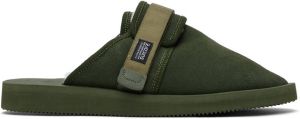 Suicoke Green ZAVO-Mab Sandals