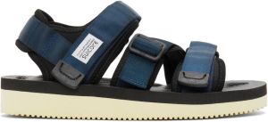 Suicoke Navy & Black KISEE-V Sandals