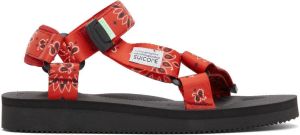 Suicoke Red DEPA-CAB Sandals