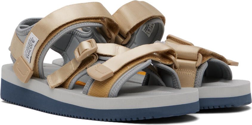 Suicoke Beige & Gray KISEE-V Sandals - Picture 2