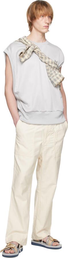 Suicoke Beige & Gray KISEE-V Sandals - Picture 4