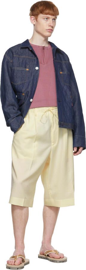 Suicoke Beige JONO Flip Flops - Picture 3