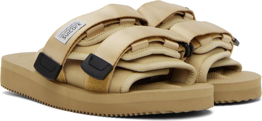 Suicoke Beige MOTO-Cab Sandals