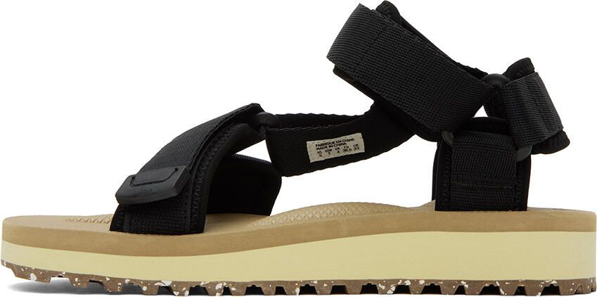 Suicoke Black & Beige DEPA-2Cab Sandals - Picture 3