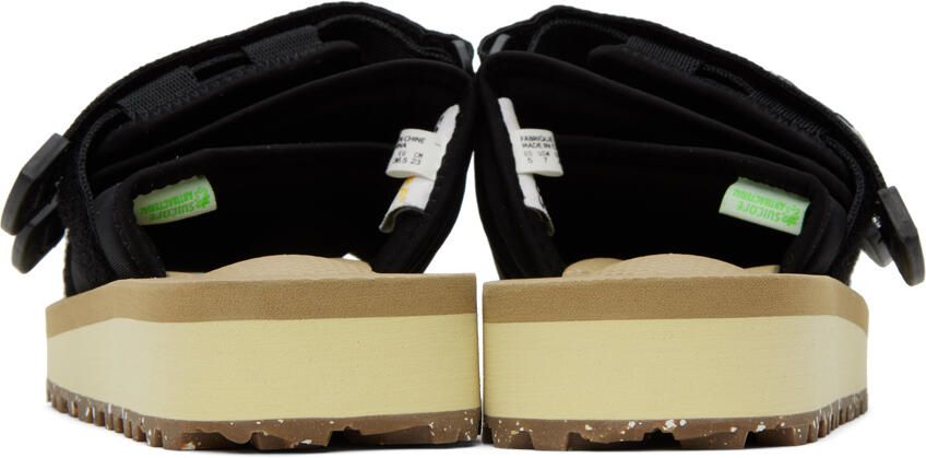 Suicoke Black & Beige Moto-Cab-Eco Sandals - Picture 2