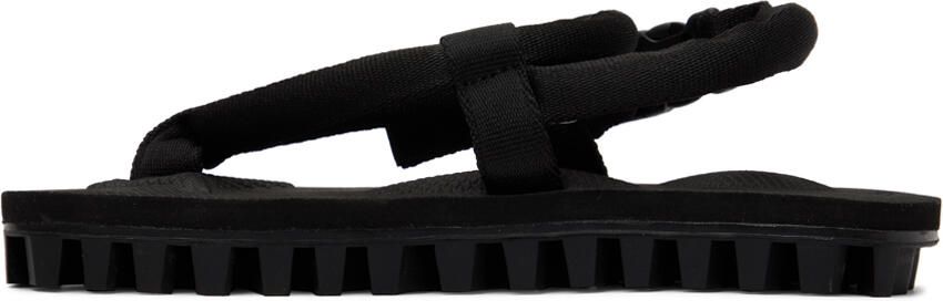 Suicoke Black GUT Sandals - Picture 3
