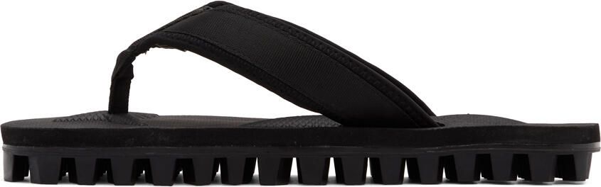 Suicoke Black Jono Flip Flops - Picture 4