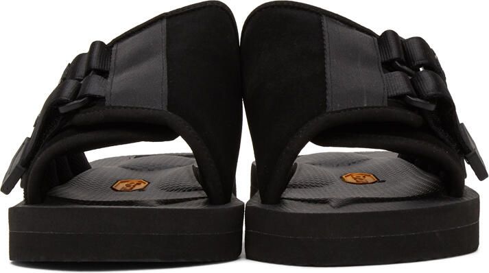 Suicoke Black KAW-VS Sandals - Picture 3