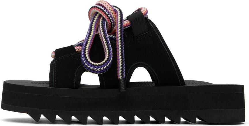 Suicoke Black RAY-ab Sandals - Picture 7