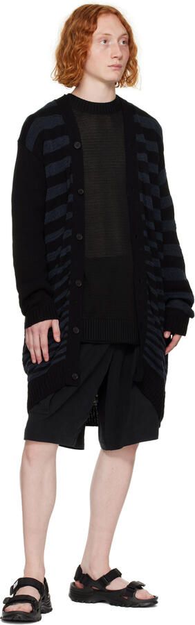 Suicoke Black Wake Sandals - Picture 4