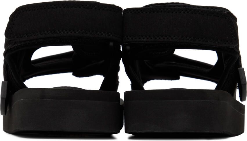 Suicoke Black WAS-Cab Sandals