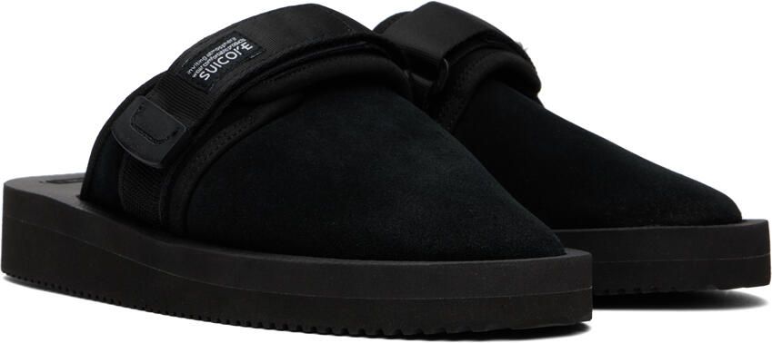 Suicoke Black ZAVO-VS Slippers - Picture 2