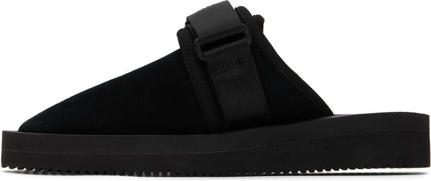 Suicoke Black ZAVO-VS Slippers - Picture 3