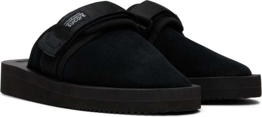 Suicoke Black ZAVO-VS Slippers - Picture 2