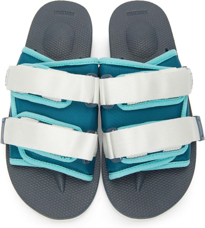 Suicoke Blue & White MOTO-CAB Sandals