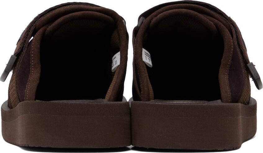 Suicoke Brown ZAVO-VS Slippers