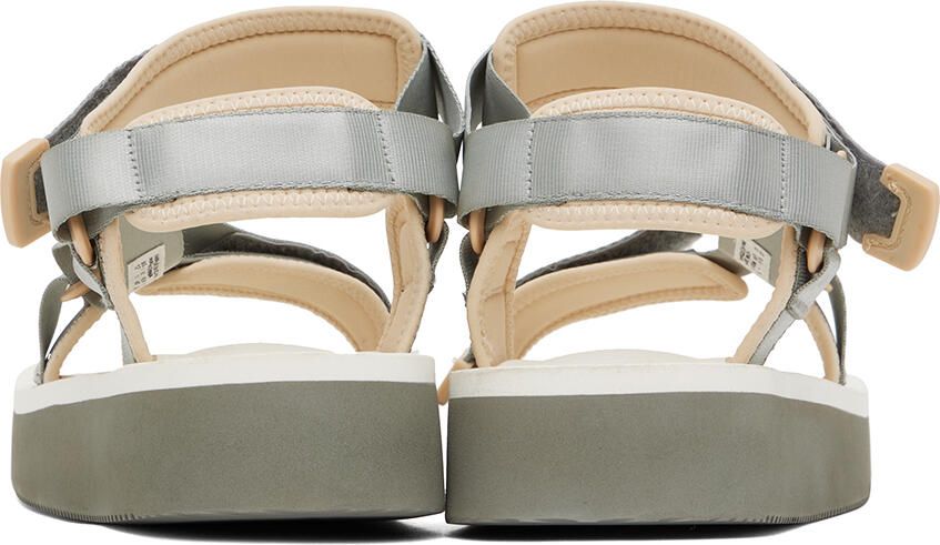 Suicoke Gray & White DEPA-2PO Sandals - Picture 3