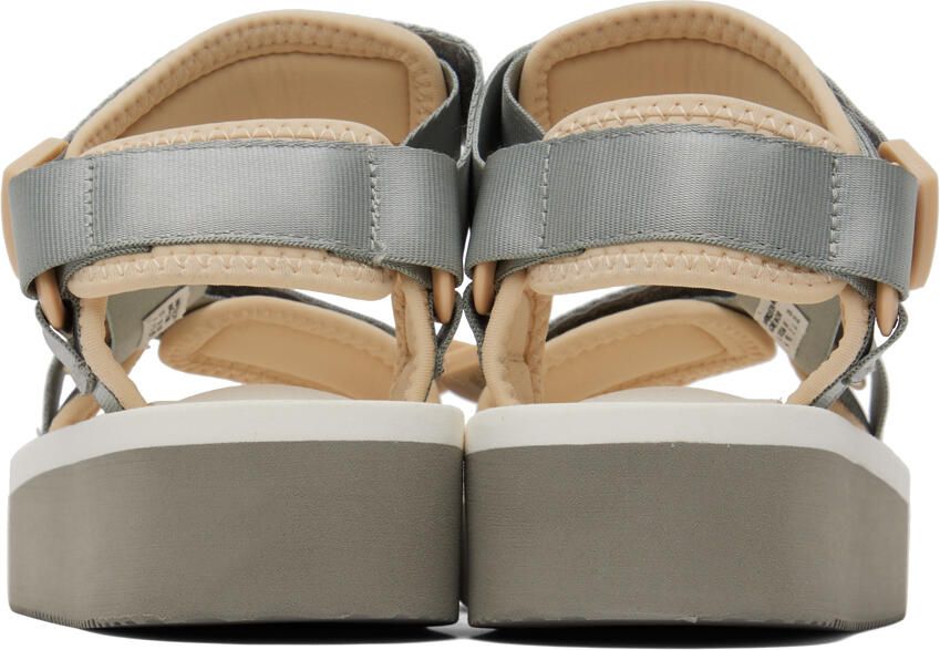 Suicoke Gray & White DEPA-2PO Sandals