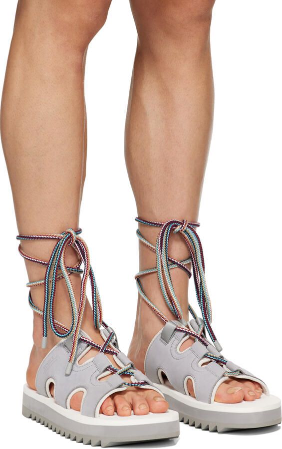 Suicoke Gray RAY-ab Sandals - Picture 3