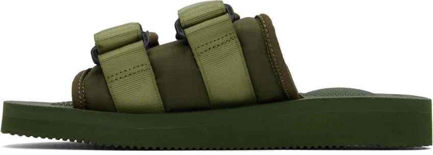Suicoke Green MOTO-Cab Sandals - Picture 3