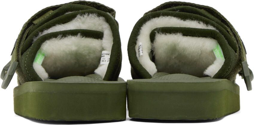 Suicoke Green MOTO-Mab Sandals