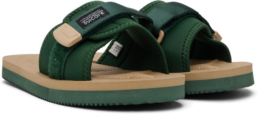 Suicoke Green Padri Slides